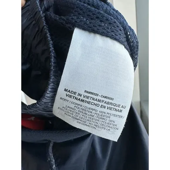 Nike Men's Navy Blue Track Pants Drawstring Elastic Waist Size S - Picture 4 of 10